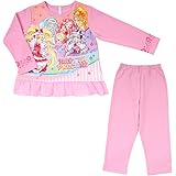 Amazon Hugっとプリキュア 光るパジャマ 寝ても覚めても 長袖 上下セット 130cm ラベンダー A パジャマ 通販