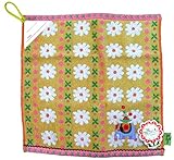 日繊商工 monumonu wonderland モヌトピア ループ付ウォッシュタオル イエロー MN-55231