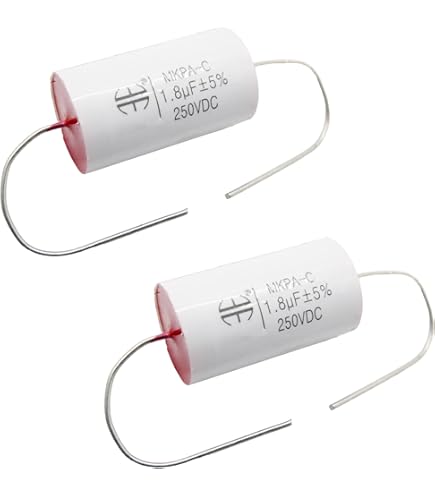 Amazon.co.jp: コンデンサ 2 個 400VDC 20uf 赤 汎用 Audiophiler MKP