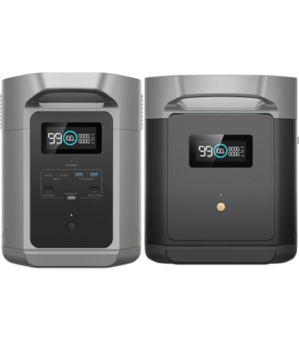 【公式認定整備済品】EcoFlow  2 ポータブル電源 Amazon.co.jp: EcoFlow DELTA2 Max ポータブル電源 + 800W