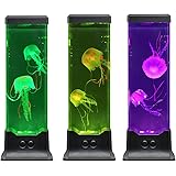 卓上 アクアリウム LED クラゲ イルミネーション搭載 クラゲ２匹内蔵 シリコン スタンドタイプのコンパクト アクアリウム 水族館