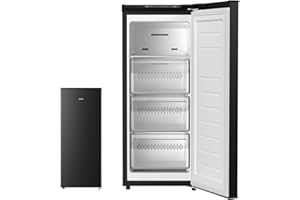 SAMKYO ZU70SD Freezer, 14.0 fl oz (70 L), Slim, Width 14.0 inches (35.6 cm), No Defrost Required, Fan Type, Freezer Fast Freezer, 5 Levels, Front Opening, Energy Saving, Quiet, Second Freezer, For Home Use, Black