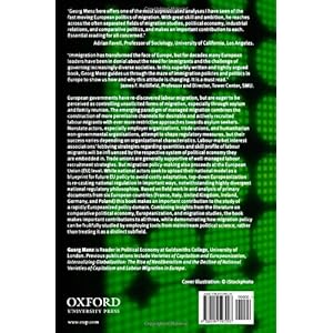 The Political Economy of Managed Migration: Nonstate Actors, Europeanization, and the Politics of Designing Migration Policies