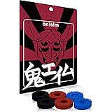 鬼エイム 黒赤青 PS4 PS5 SWITCH コントローラー エイム 向上 リング FPS 鬼輪 硬さ3種類 計6個入り