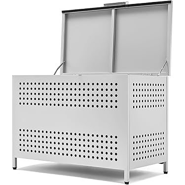 ゴミ箱 屋外 カラス除け210LB1263ゴミ荒らし防止ごみふた付き(組立式 ゴミ箱 屋外 カラス除け210LB1263ゴミ荒らし防止ごみふた付き(組立式