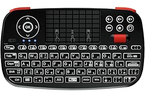 エアリア ミニ ワイヤレス 無線 小型 キーボード Bluetooth 2.4G ワイヤレス TypeC変換アダプタ付属 タッチパッド スクロールダイヤル PC スマートフォン対応 SD-KB24GBT(C) 黒