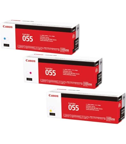 Canon カートリッジ 055 4色セット Amazon.co.jp: Canon CRG-055 トナーカートリッジ 4色セット