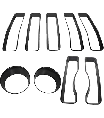 Amazon.co.jp: RoastMe 9PCS のABSエクステリアフロントグリルグリル