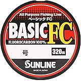 サンライン(SUNLINE) ベーシックFC 320m フロロカーボン クリア 各種
