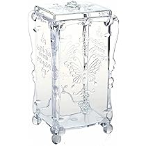 tissues ボックス と コットン ボックス アクリル素材 Amazon|heizi コットンケース コットン入れ アクリル ケース