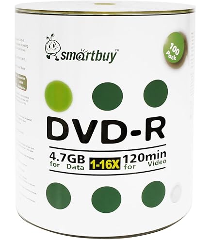 Amazon.co.jp: Smart Buy 100枚パック DVD+R 4.7gb 16x ロゴ ブランク