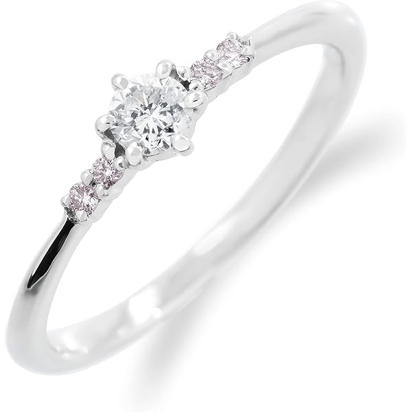 Amazon | 婚約指輪 エンゲージリング ダイヤモンド プラチナ 0.5ct GIA