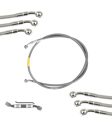 Amazon.co.jp: ゆ LK19-11 ステンレス メッシュ フロント ブレーキ