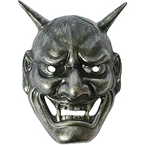 Amazon.co.jp: [IMPACTオンライン] 般若 鬼 お面 魔除け 厄除け
