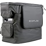 EcoFlow ポータブル電源 DELTA 2 専用ケースEcoFlow DELTA 2 専用ケース ポータブル電源 収納バッグ 保護ケース 外出や旅行用 防水防塵 ブラック エコフロー