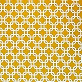 SheetWorld Fitted Square Playard Sheet 37.5 x 37.5 (Fits Joovy) - Mustard Yellow Links - Made In USA