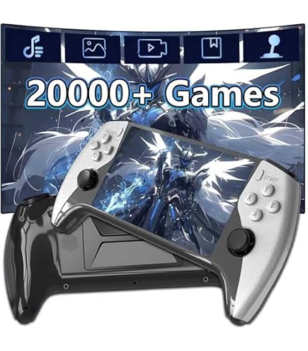 Amazon | R36Max レトロハンドヘルドゲームコンソール、ポータブルミニ