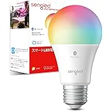 【Amazon Alexa認定】Bluetooth接続 Sengled スマート LED電球 E26口金 60W相当 調光調色 800lm 広配光タイプ Amazon Alexa対応 全方向タイプ hubブリッジ不要 マルチカラー 1個入り