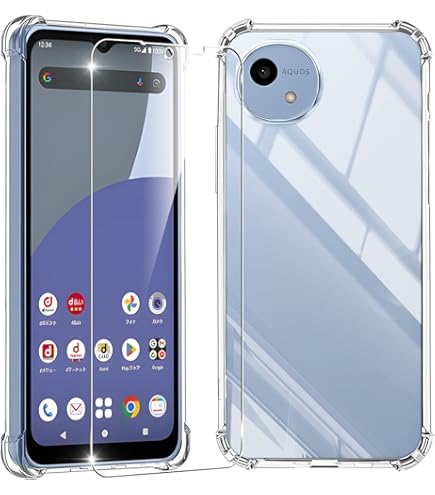Amazon | AQUOS Wish4 ケース + AQUOS Wish4 フィルム【日本製
