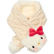 ハローキティ　HELLO KITTY　赤白マフラー　スカーフ　ぬいぐるみ　レア Amazon.co.jp: サンリオ(SANRIO) キッズニットマフラー ハローキティ