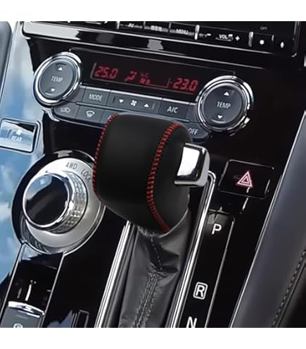 DELICA D5専用のアルミニウムとレザー製シフトノブ（マイナーチェンジ前用） DELICA D5専用のアルミニウムとレザー製シフトノブ（マイナーチェンジ