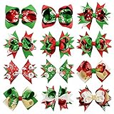 クリスマス　ハロウィン子供 ヘアクリップ　アクセサリー　髪飾り祝いギフト (TS6-12PCS)