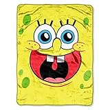 Nickelodeon's SpongeBob 46x 60 Micro Raschel Throw - by The Northwest Co. [並行輸入品]
