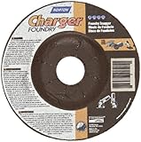 Norton Charger Plus Foundry Depressed Center Abrasive Wheel, Type 27, Zirconia Alumina and Silicon C