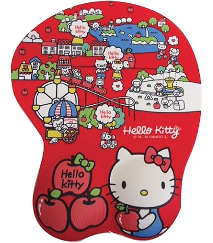 Amazon.co.jp: NTSEOTかわいいハローキティマウスパッド、リストレスト