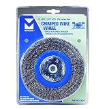 Mercer Industries 183010 Crimped Wire Wheel, 6 x 3/4 x (1/2, 5/8) by Mercer Industries