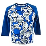 ドラえもん DORAEMON 長袖Tシャツ ロンT fo-ntdr 100cm 総柄青