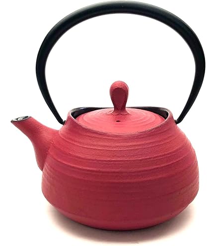Amazon｜岩鋳 Iwachu 急須 マロン 艶消赤茶 0.3L 内面ホーロー