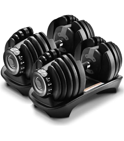 Amazon | 可変式ダンベル 4WD 20kg / 40kg アジャスタブルダンベル 2個