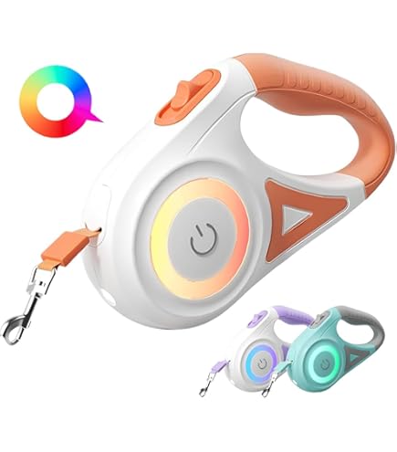 Amazon | ドギーマン 伸縮フレックスケーブル オレンジ 2.5m