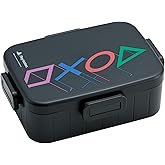 スケーター(Skater) Ag+ 銀イオン 抗菌 4点ロック 弁当箱 大容量 900ml PlayStation プレイステーション ロゴ YZFL9AG