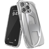 Amazon.co.jp: DIESEL iPhone16proケース Dロゴ クリアケース