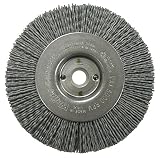 Weiler 31124 Narrow Face Nylox Wheel, 4, 0.40/120SC Crimped Fill, 1/2-3/8 Arbor Hole (Pack of 2) by 