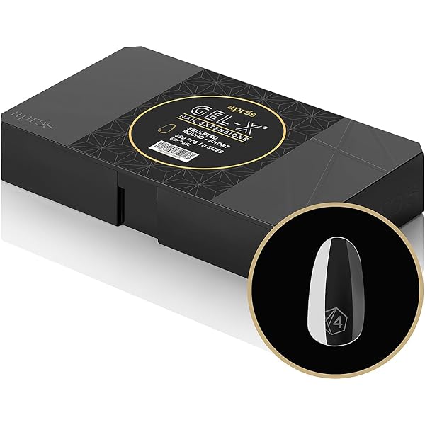 Amazon | Apres ネイルジェルX スカルプテッドラウンドショートチップ