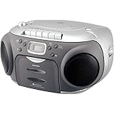 コイズミ CDラジカセ AM/FM ワイドFM対応 シルバー SAD-4944/S