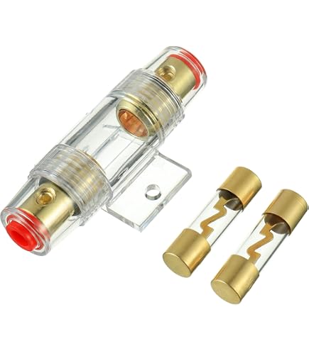 Harmony Audio HA-AGU50 AGU Fuses 5-Pack - 50 Amp Nickel, Car Stereo Fuse Holder 6 thumbnail image