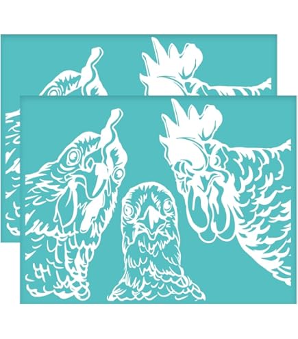 YeulonCraft Self-Adhesve Slk Screen Prntng Stencl Mesh Transfers - View #12