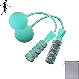 「2021最新品」Benvo 縄なし縄跳び エア縄跳び ダイエット なわとび 脂肪燃焼トレーニング用 有酸素運動 室内 自宅 ノイズ減少 スペースの制限もなし 縄跳びできない者にも対応 カロリー消費 収納袋付き(ミントグリーン)