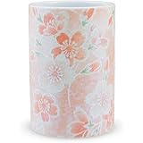 ランチャン(Ranchant) 線香入れ(雅桜) ホワイト Φ5x7.1(cm) ラスター桜散し