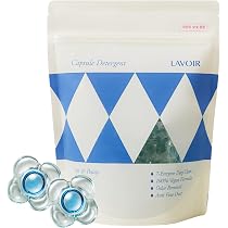 Amazon.co.jp: LAVOIR カプセル洗濯洗剤 アイリス&ピオニーの香り 30粒