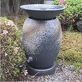 メイク　利休信楽水琴窟　地上型水琴窟　（屋外用）　青古信楽　yagai-100