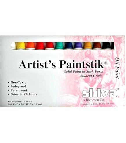 Bâton Pigment R&F Terre D'Ombre Turque Pâle 38ml - Peinture à L'huile Sans Pinceaux - Artiste