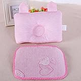 Pumpumly　ベビー枕 赤ちゃん枕 新生児 絶壁頭矯正 頭の形を守る　洗える 男女兼用　枕カバー付き