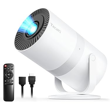 新品未使用　ホワイト HD プロジェクター ステレオサウンド 4K対応 新品未使用 ホワイト HD プロジェクター ステレオサウンド 4K対応