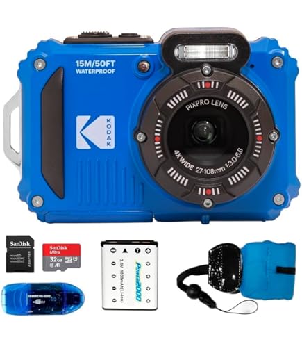 Kodak Pixpro 防水デジタルカメラ Amazon | Kodak PIXPRO WPZ2 頑丈な防水耐衝撃デジタルカメラ