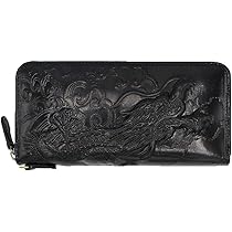 Amazon | [サント オム] 【関帝】ドラゴン 龍 ラウンド 長財布
